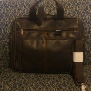 Brand new all leather briefcase. Wilson Leathers